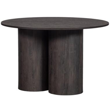 WOOOD Oona Eettafel Binnen - MDF - Donker bruin - 75x Ø120 product