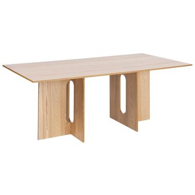 CORAIL - Eettafel - Lichtbruin - 200 x 100 cm - MDF product