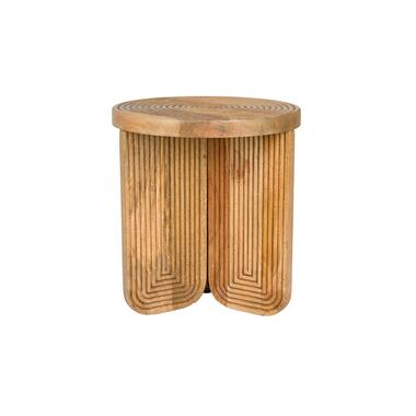 Housecraft Maeze Bijzettafel Hout Rond 40 cm - Bruin product