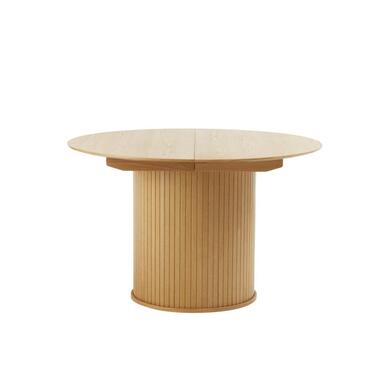 Eettafel Rond Naturel - Uitschuifbaar - Ø120-167cm - Nola product