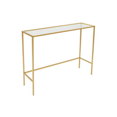 Arabic House Sidetable - Goud Glas/Metaal - 100x30x80cm - Canvas product