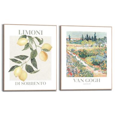 Set poster met lijst - Van Gogh Flora product