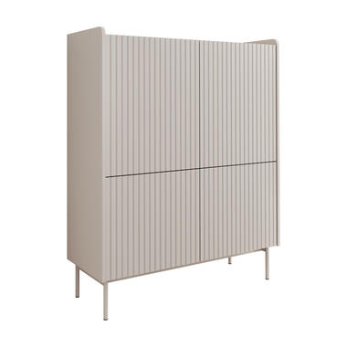 Meubella Dressoir Livako - Beige - 103 cm product