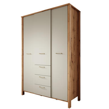 Meubella Kledingkast Isaac - Beige - 138 cm product