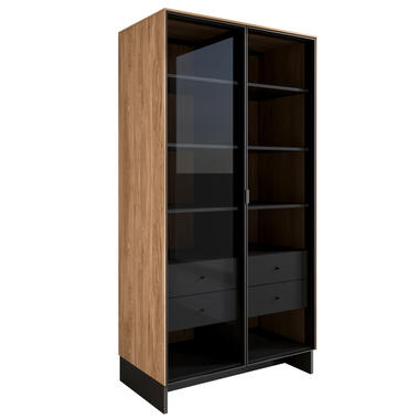 Meubella Vitrinekast Nigel - Eiken - 92 cm product