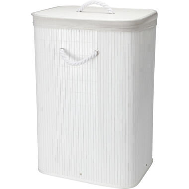 Storage Solutions Wasmand - bamboe - wit - 40 x 30 x 60 cm product