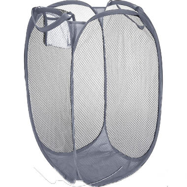 Wasmand - opvouwbaar - grijs - 36 x 36 x 58 cm - 64 liter product