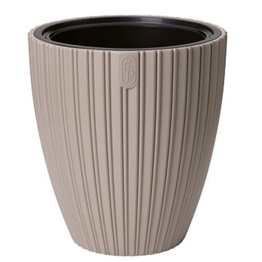 Form Plastic Plantenpot/bloempot - kunststof - taupe - 30 x 32 cm product