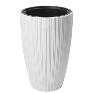 Form Plastic Plantenpot/bloempot - kunststof - wit - 30 x 48 cm product