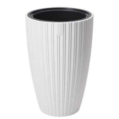 Form Plastic Plantenpot/bloempot Mika - kunststof - wit - D40 x H58 cm product