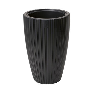 Form Plastic Plantenpot/bloempot Mika - kunststof - zwart - D40 x H58 cm product