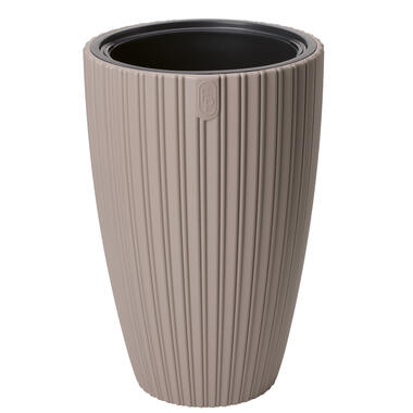 Form Plastic Plantenpot/bloempot Mika - kunststof - taupe - D40 x H58 cm product