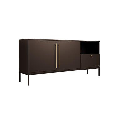 Meubella Dressoir Lagos - Zwart - 180 cm product