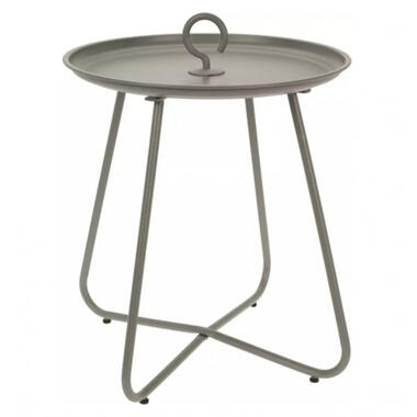 Home & Styling Bijzettafel Fleur - taupe - D40 x H46 cm product