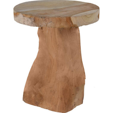 Home & Styling Bijzettafeltje Teak - 25x29 cm - Plantverhoger product