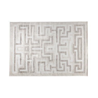 Vloerkleed Rechthoek - Beige Stof - 140x200x0,5cm - Labyrintho product