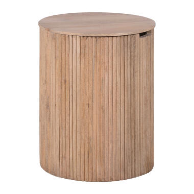 Lewis & Loft Bijzettafel Lonne - FSC® mangohout – Rond ⌀40 – Naturel product