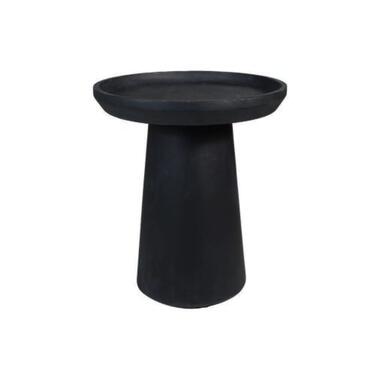 Ronde Bijzettafel Drum-45x45x50-Zwart-Mango product