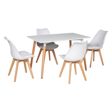 Happy Garden Tafel en stoelen - Wit - MDF product