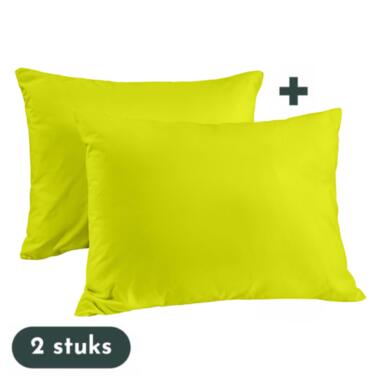 Zavelo Kussenslopen - Hotelkwaliteit - Set van 2 Stuks - Lime - 60x70cm - 100... product