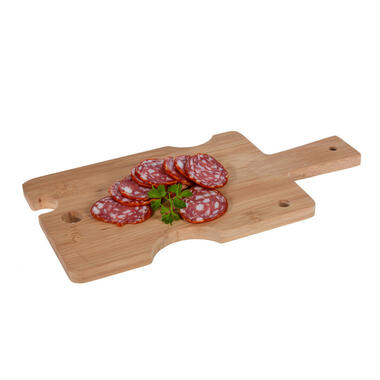 Excellent Houseware Borrelplank/kaasplank - bamboe hout - 29 x 15 cm product