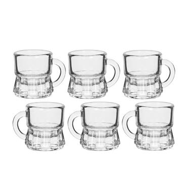 Alessandro Shotglaasjes Barcelona - 6x - met oor - glas - 28 ml product