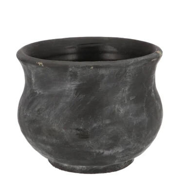 DK Design plantenpot - antraciet - voor kamerplant - 19 x 15 cm product