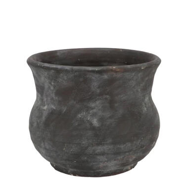 DK Design plantenpot - antraciet - voor kamerplant - 22 x 19 cm product