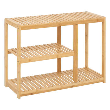 5Five Schoenenrek/kast - 8 paar - bamboe - L70 x B26 x H50 cm product