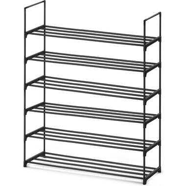 O'DADDY® Schoenenrek 6 Lagen - Voor 20-24 Paar - Zwart Metaal product