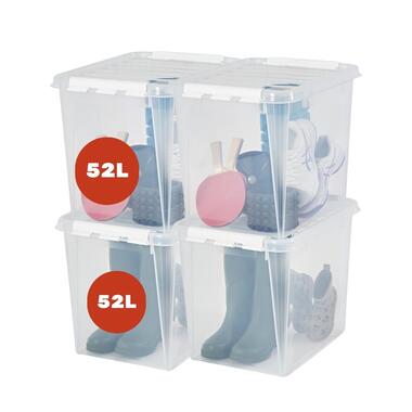 Set van 4 - Stevige Opbergbox 52L - SmartStore 50x39x41cm product