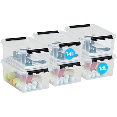 Set van 6 - Stevige Opbergbox 14L - SmartStore 40x30x18cm product