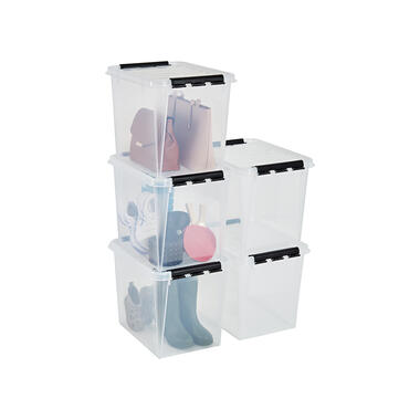 Set van 5 - Stevige Opbergbox 52L - SmartStore 50x39x41cm product