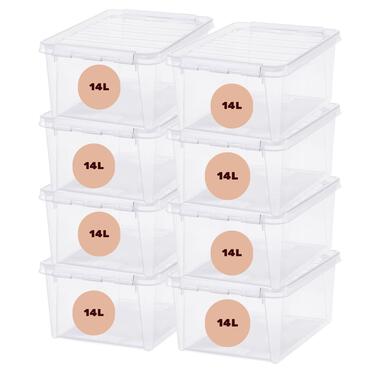 Set van 8 - Stevige Opbergbox 14L - SmartStore 40x30x18cm product