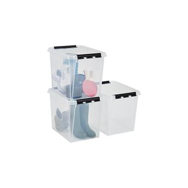 Set van 3 - Stevige Opbergbox 52L - SmartStore 50x39x41cm product