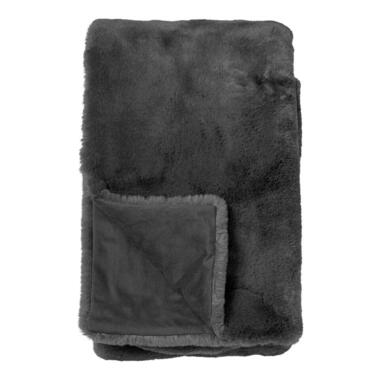 Plaid Zinzi - Charcoal Gray - 140x180 cm product