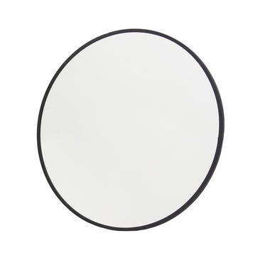 Spiegel Rond - Zwart Metaal - 75x3x75cm - Rosie product