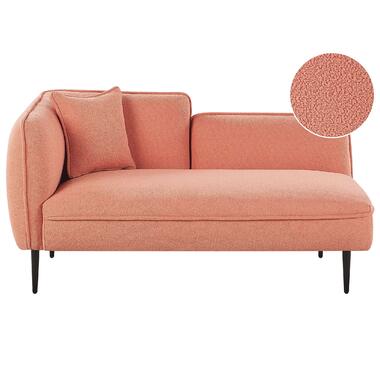 CHEVANNES - Chaise longue - Roze - Linkszijdig - Polyester product