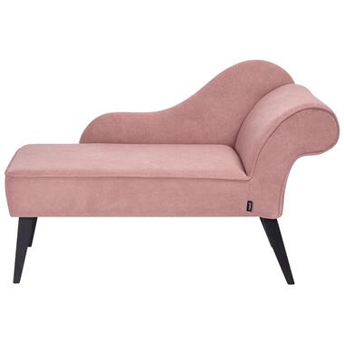 BIARRITZ - Chaise longue - Roze - Rechtszijdig - Polyester product