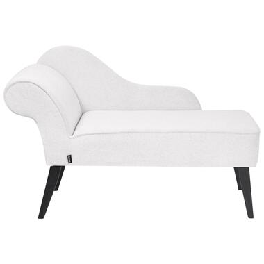 BIARRITZ - Chaise longue - Wit - Linkerzijde - Polyester product