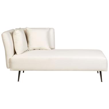 RIOM - Chaise longue - Wit - Linkszijdig - Stof product