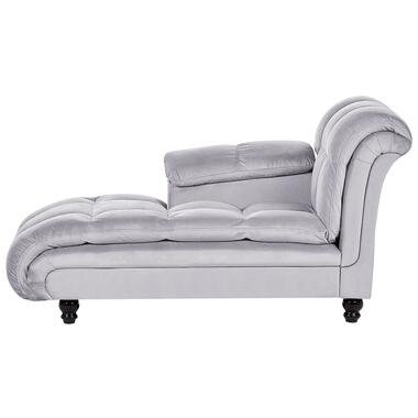 LORMONT - Chaise longue - Grijs - Rechterzijde - Fluweel product