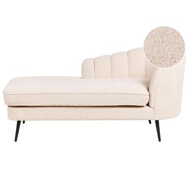 ALLIER - Chaise longue - Beige - Rechterzijde - Bouclé product