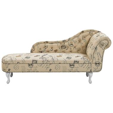 NIMES - Chaise longue - Beige - Rechterzijde - Polyester product