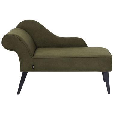 BIARRITZ - Chaise longue - Olijfgroen - Linkerzijde - Polyester product