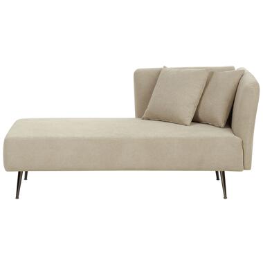 RIOM - Chaise longue - Beige - Rechtszijdig - Stof product