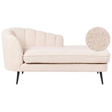 ALLIER - Chaise longue - Beige - Linkerzijde - Bouclé product