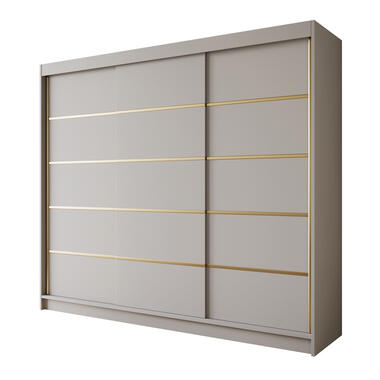 Meubella Kledingkast Eagle - Beige - 250 cm product