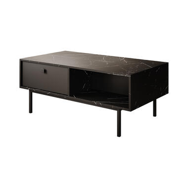 Meubella Salontafel Frazer - Zwart marmerlook - 110 cm product