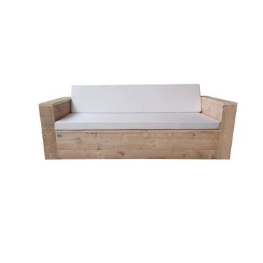 Wood4you - Loungebank Lissabon - Industrial wood - incl kussens 150 cm product